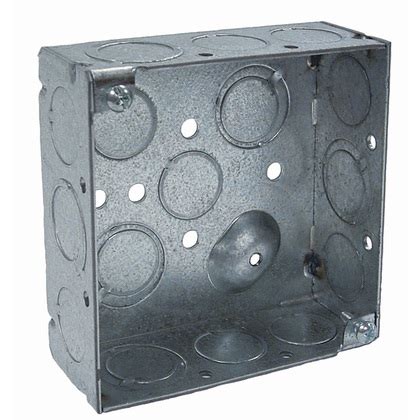 2 in square metal electrical box|4 square special deep box.